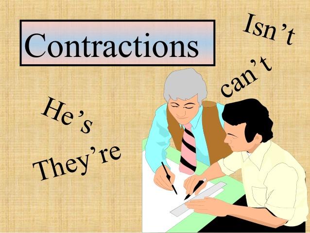 most common contractions